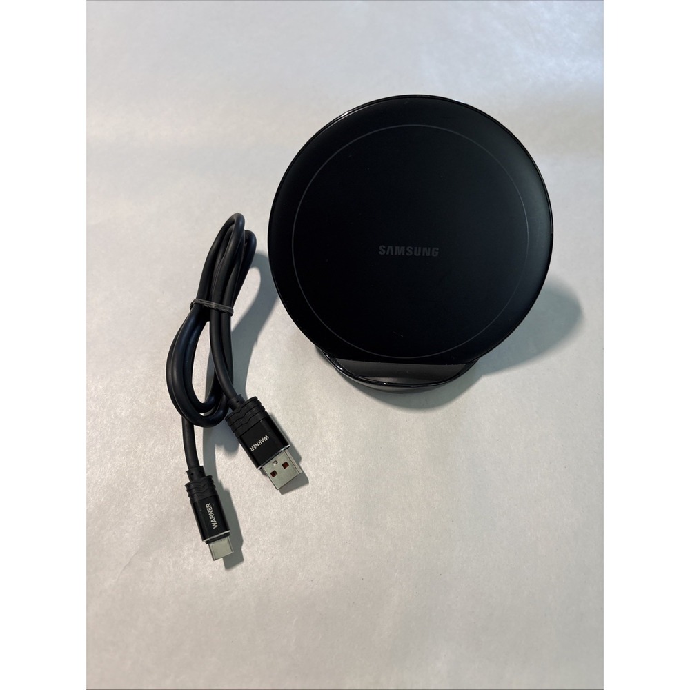 Samsung EP-N5105 Qi-Certified Fast Wireless Charging Stand + Warner USB Cable